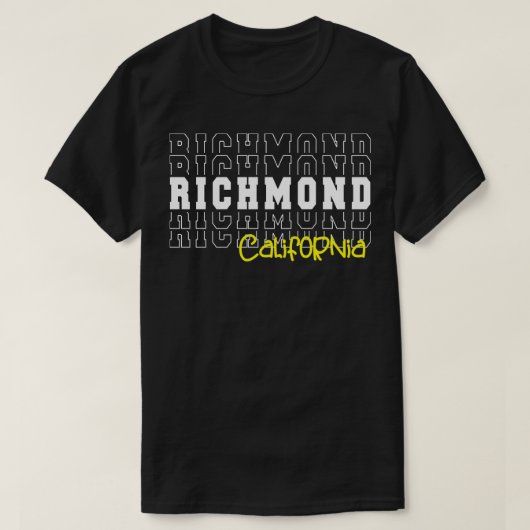 Richmond City California Richmond CA T-Shirt (Design vorne)