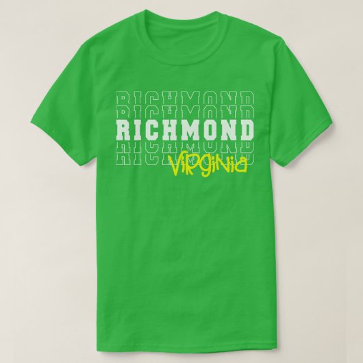 Richmond city Virginia Richmond VA T-Shirt (Design vorne)