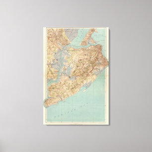 Richmond County und Staten Island Leinwanddruck