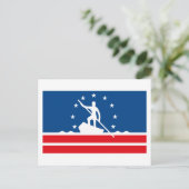 Richmond Flag Postcard Postkarte (Stehend Vorderseite)