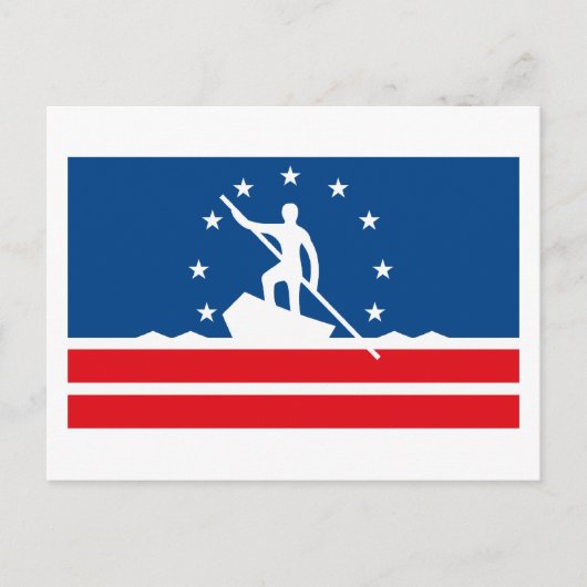 Richmond Flag Postcard Postkarte (Vorderseite)