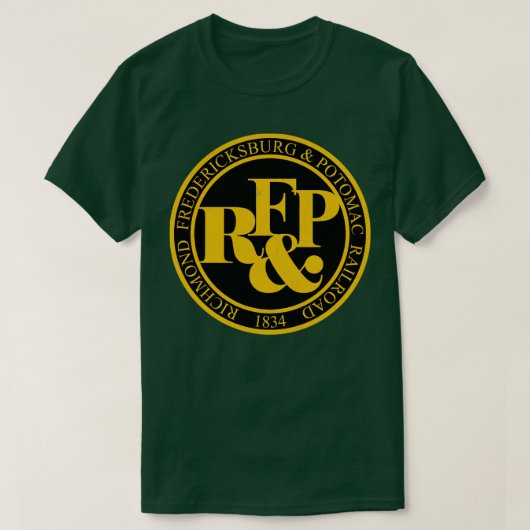 Richmond Fredericksburg und Potomac Railroad T-Shirt (Design vorne)