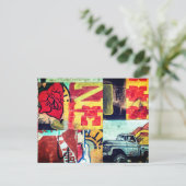 Richmond Graffiti Cover Postkarte (Stehend Vorderseite)