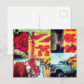 Richmond Graffiti Cover Postkarte (Vorne/Hinten)