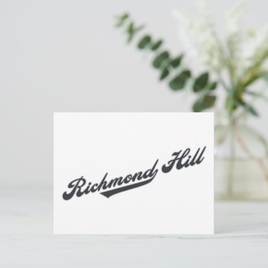 Richmond Hill Postkarte (Stehend Vorderseite)