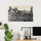 Richmond in den Ruinen Poster (Heimbüro)