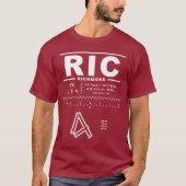 Richmond International Airport RIC T - Shirt (Vorderseite)