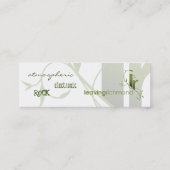 Richmond-Karten verlassen (verbessert) Mini Visitenkarte (Rückseite)