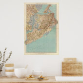 Richmond Landkreis und Staten Island Poster (Küche)