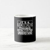 RICHMOND Nachname Personalisiertes Geschenk Kaffeetasse (Mittel)