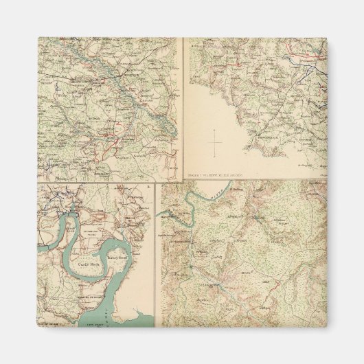 Richmond, Petersburg, Fünf Gabel Magnet (Vorne)