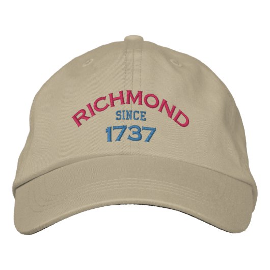 RICHMOND-SEIT 1737 BESTICKTE KAPPE (Vorderseite)