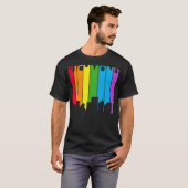 Richmond Skyline Lgbt Pride T-Shirt (Vorne ganz)
