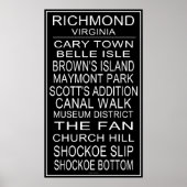 Richmond Virginia Bus Roll Poster (Vorne)