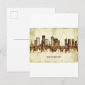 Richmond Virginia Cityscape Einladungspostkarte (Vorne/Hinten)