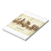 Richmond Virginia Cityscape Notizblock (Rotiert)