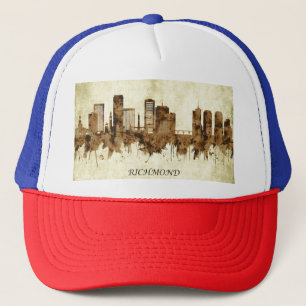 Richmond Virginia Cityscape Truckerkappe