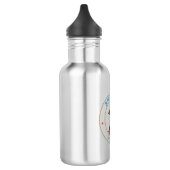 Richmond Virginia Colonial Edelstahlflasche (Links)