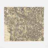 Richmond, Virginia Fleecedecke (Vorderseite (Horizontal))