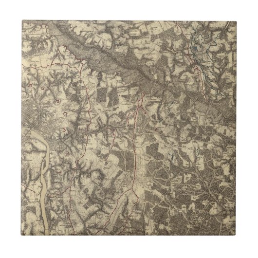 Richmond, Virginia Fliese (Vorderseite)