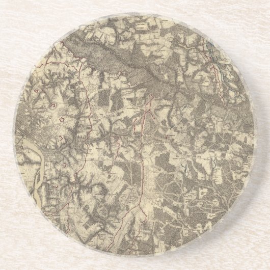 Richmond, Virginia Getränkeuntersetzer (Vorne)