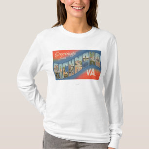 Richmond, Virginia - große Buchstabe-Szenen 4 T-Shirt