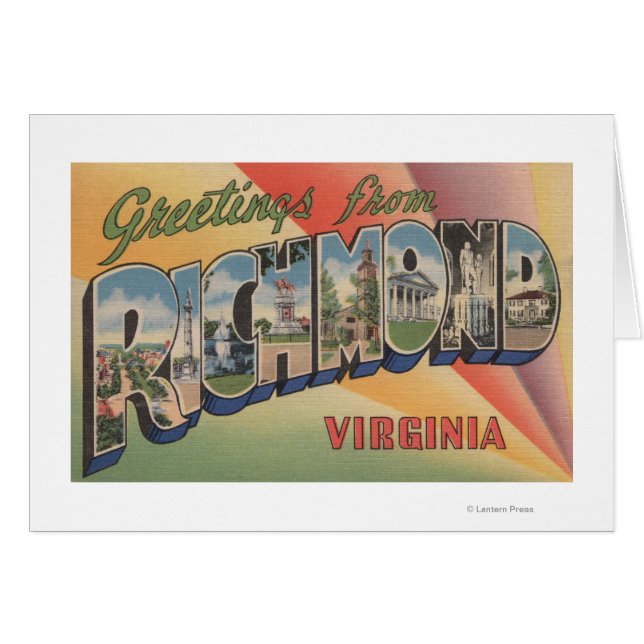 Richmond, Virginia - Große Buchstabenszenen (Vorderseite (Horizontal))