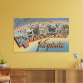 Richmond, Virginia - Große Buchstabenszenen 4 Leinwanddruck (Insitu (Wohnzimmer))