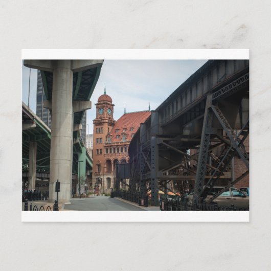 richmond virginia historic downtown near railroad postkarte (Vorderseite)