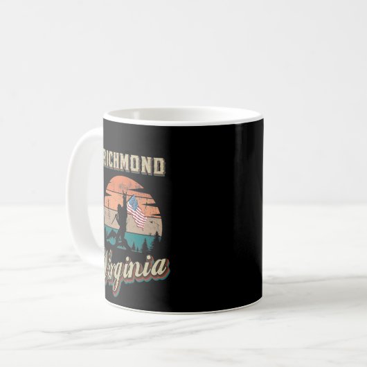 Richmond Virginia Kaffeetasse (Vorderseite Links)