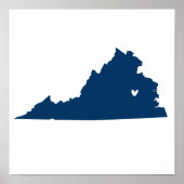 Richmond, Virginia Liebe Poster (Vorne)