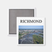 RICHMOND virginia Magnet (Vorderseite/Rückseite)