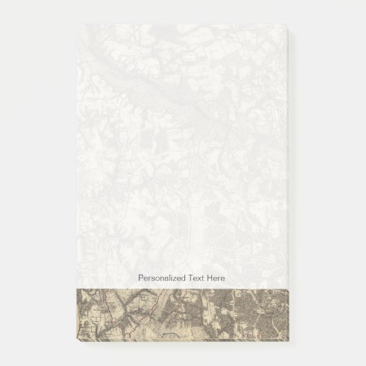 Richmond, Virginia Post-it Klebezettel (Vorderseite)