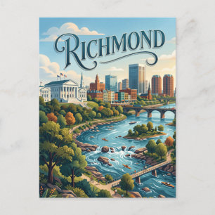 Richmond, Virginia Postkarte