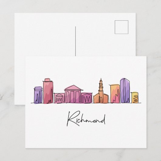 Richmond VIRGINIA Postkarte (Vorne/Hinten)
