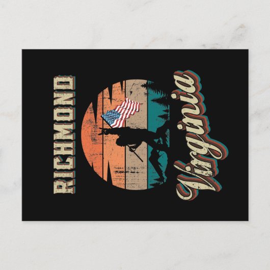 Richmond Virginia Postkarte (Vorderseite)