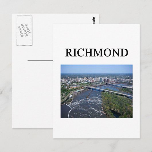 RICHMOND virginia Postkarte (Vorne/Hinten)