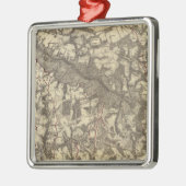 Richmond, Virginia Silbernes Ornament (Links)