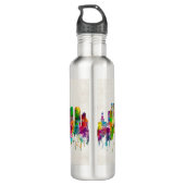 Richmond Virginia Skyline Edelstahlflasche (Rückseite)
