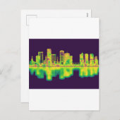 Richmond Virginia Skyline Feiertagspostkarte (Vorne/Hinten)