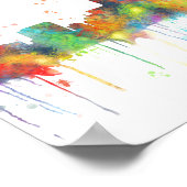 RICHMOND VIRGINIA SKYLINE POSTER (Ecke)