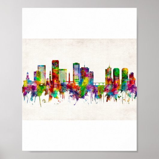 Richmond Virginia Skyline Poster (Vorne)