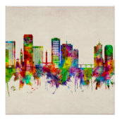 Richmond Virginia Skyline Poster (Vorderseite)