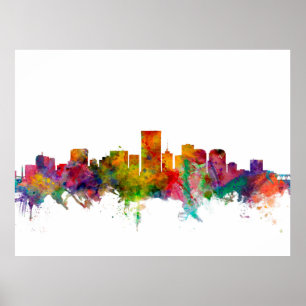 Richmond Virginia Skyline Poster