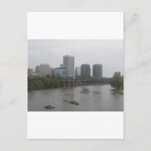 Richmond Virginia Skyline Postkarte (Vorderseite)