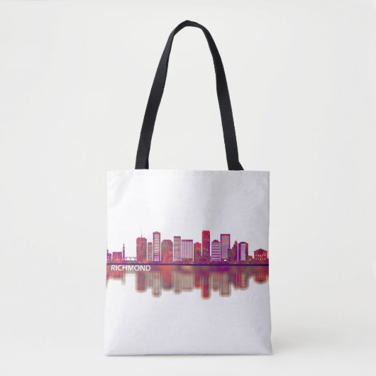 Richmond Virginia Skyline Tasche (Vorderseite)