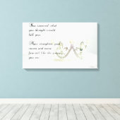 Richten Sie Ihre Krone Leinwanddruck (Insitu (Holzboden))