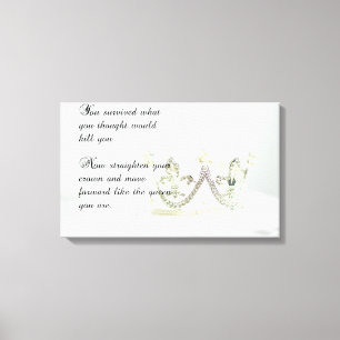 Richten Sie Ihre Krone Leinwanddruck