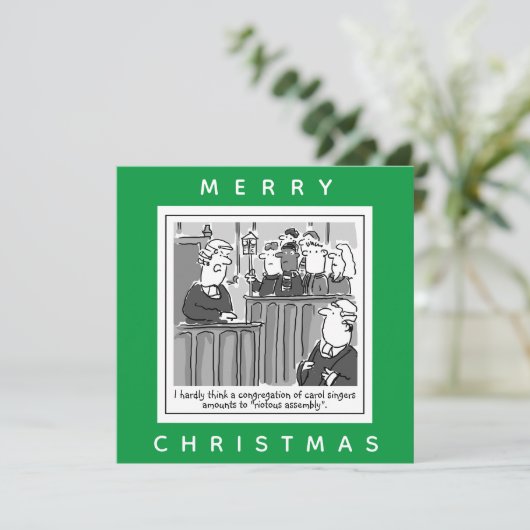 Richter am Gericht verteidigt Carol Sänger Karte (Stehend Vorderseite)