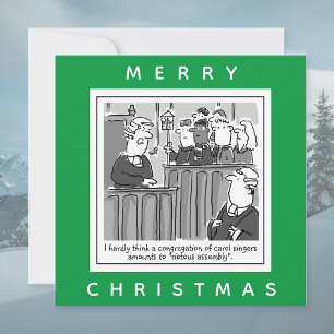 Richter am Gericht verteidigt Weihnachtssänger Karte